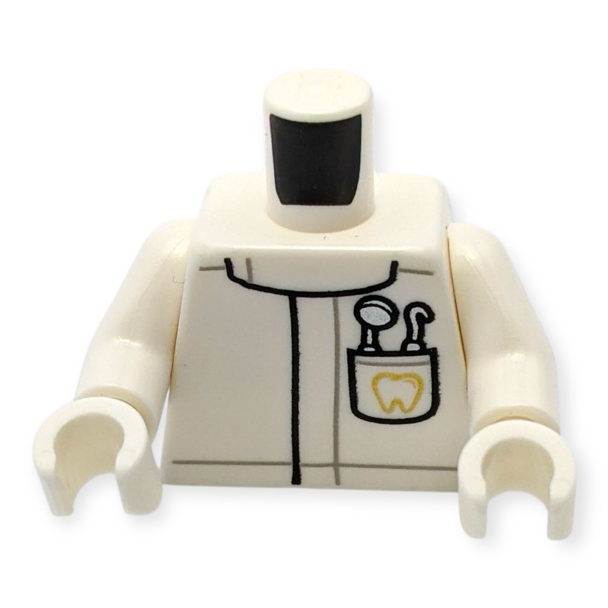 LEGO Minifiguren Torso 6783 - Zahnarzt Kittel