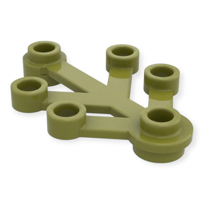 LEGO Pflanze Blätter 4x3 in Olive Green