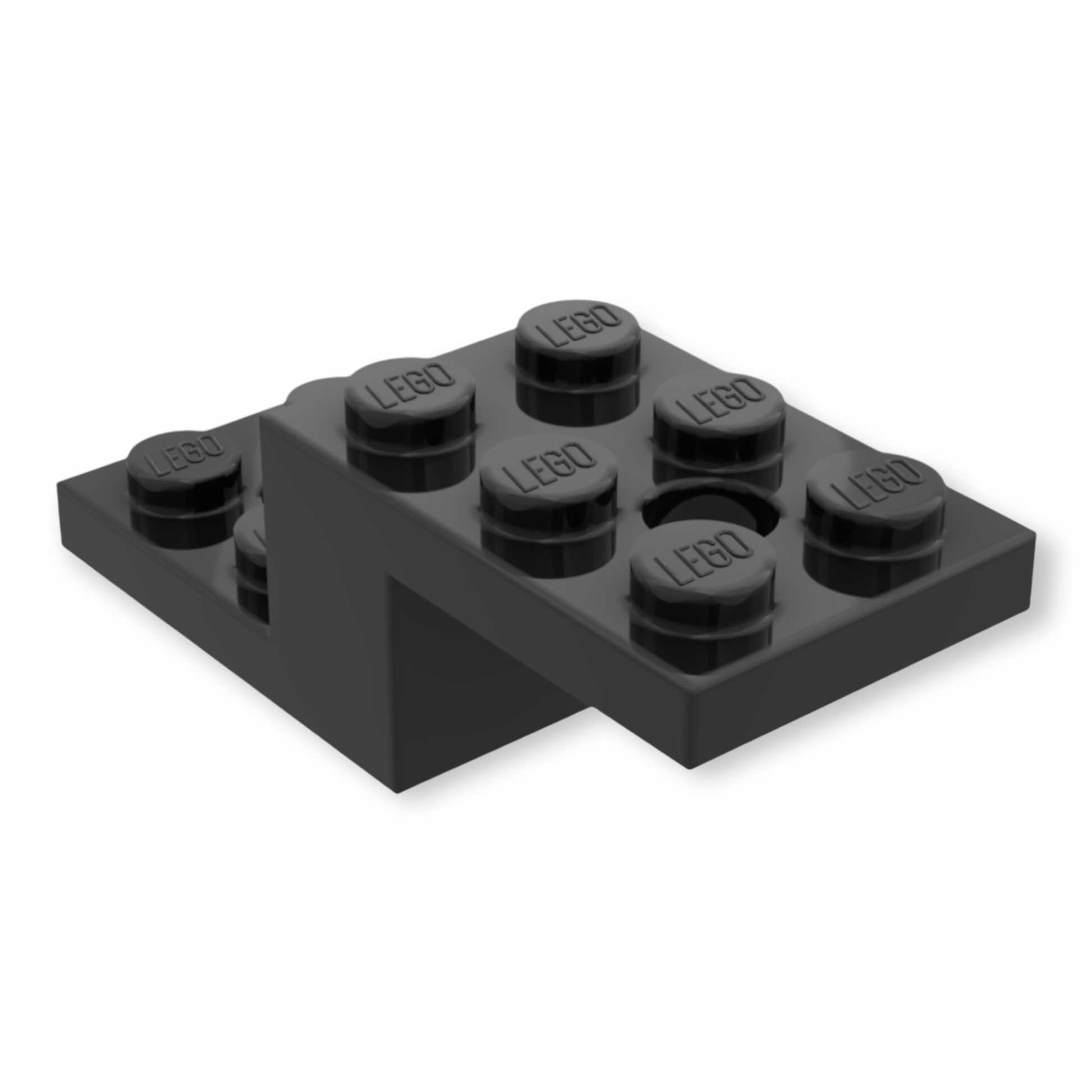 LEGO Bracket 5x2x1 1/3 with 2 Holes - Schwarz