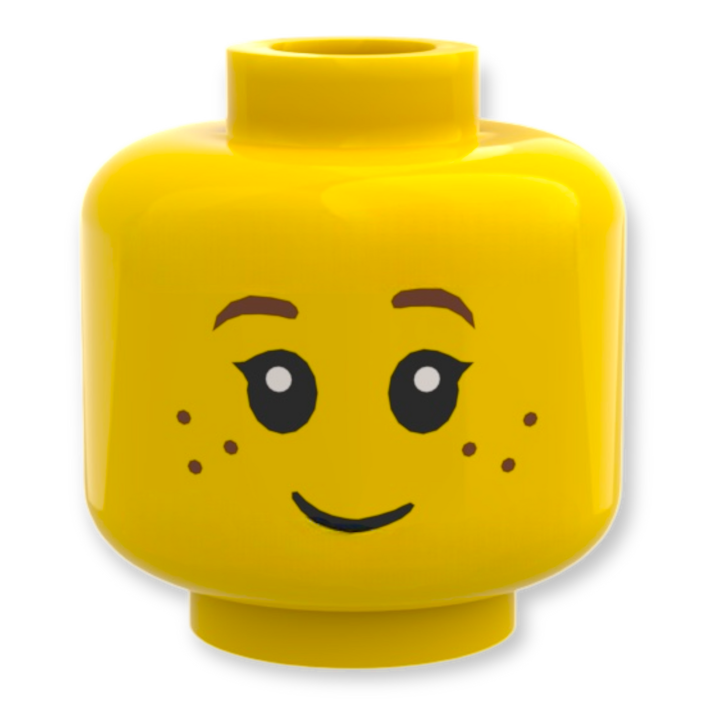 LEGO Head - 1635 Kind mit schwarzen Wimpern und Sommersprossen