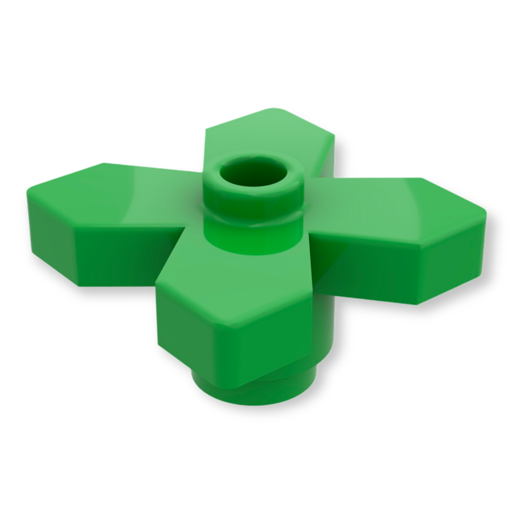 LEGO Pflanze 2x2 Blume - Bright Green