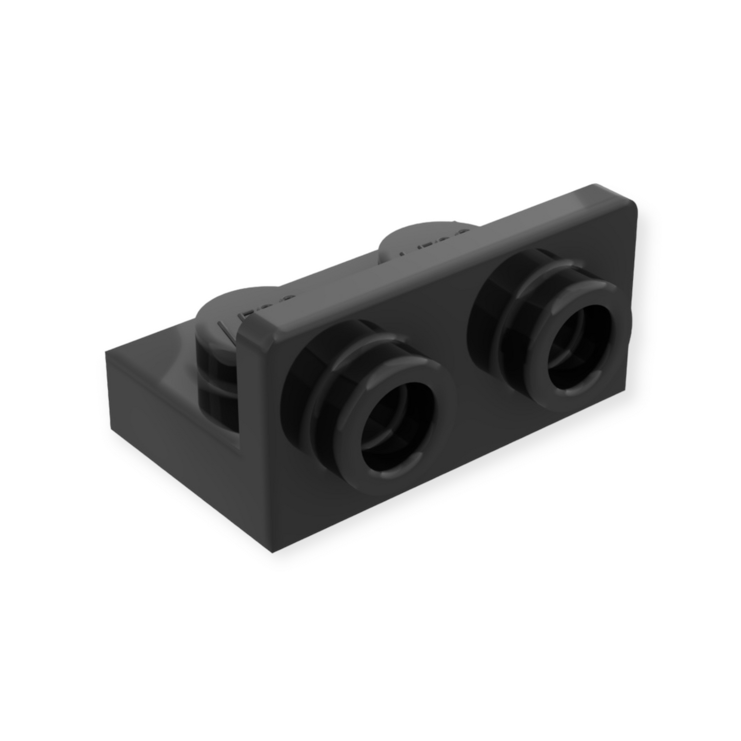 LEGO Bracket 1x2 - 1x2 Inverted in Black