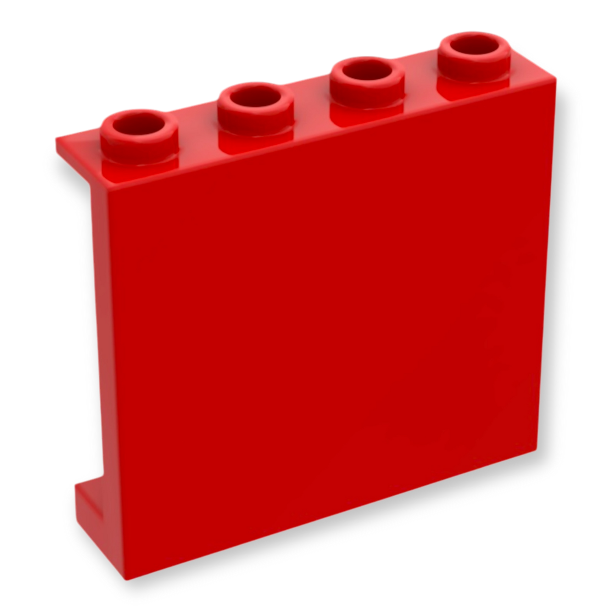 LEGO Panel 1x4x3 with Side Supports - in Rot