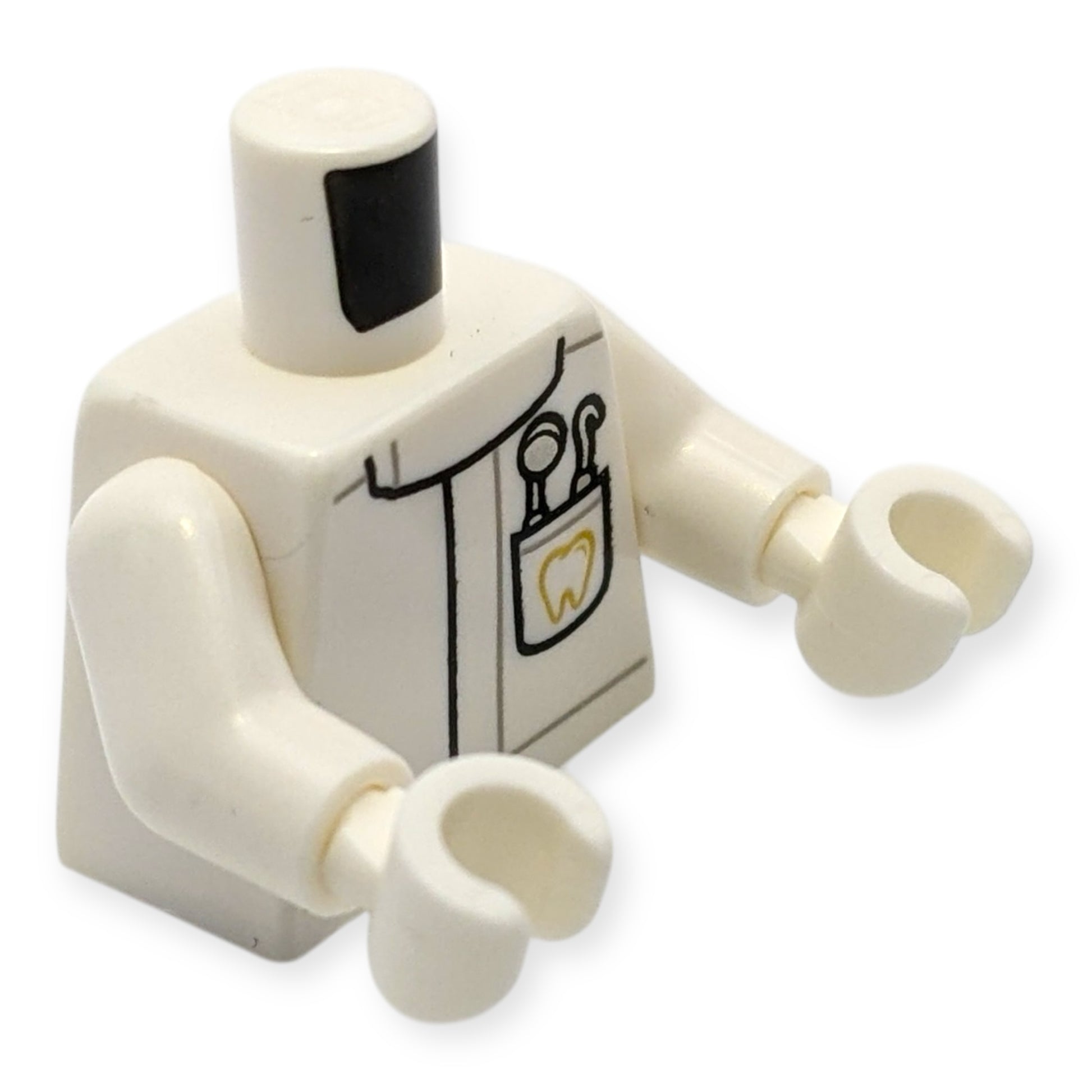 LEGO Minifiguren Torso 6783 - Zahnarzt Kittel