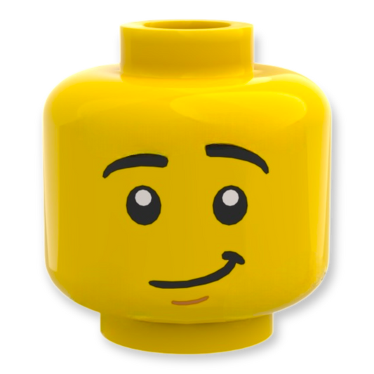 LEGO Head - 2224 Double-Sided - Smiling / Scared