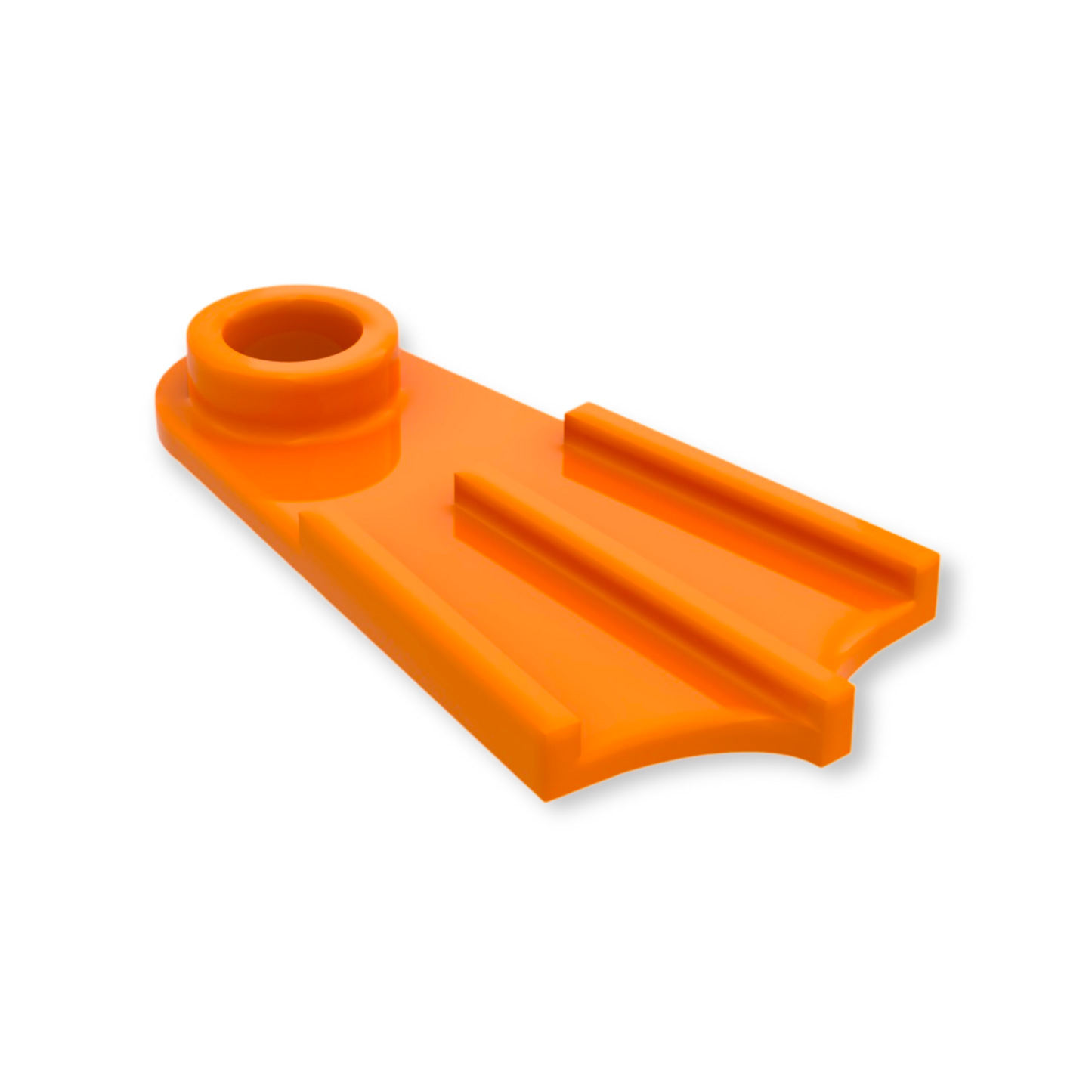 Ustensile LEGO - Palme de natation pour figurine en orange