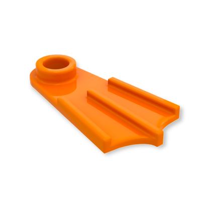 Ustensile LEGO - Palme de natation pour figurine en orange