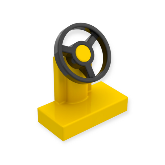 LEGO Lenkrad in Yellow