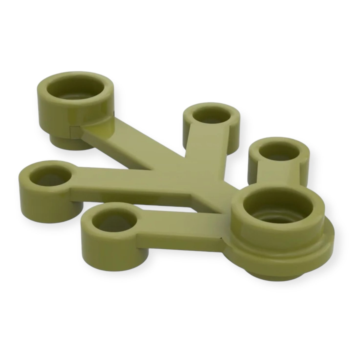 LEGO Pflanze Blätter 4x3 in Olive Green