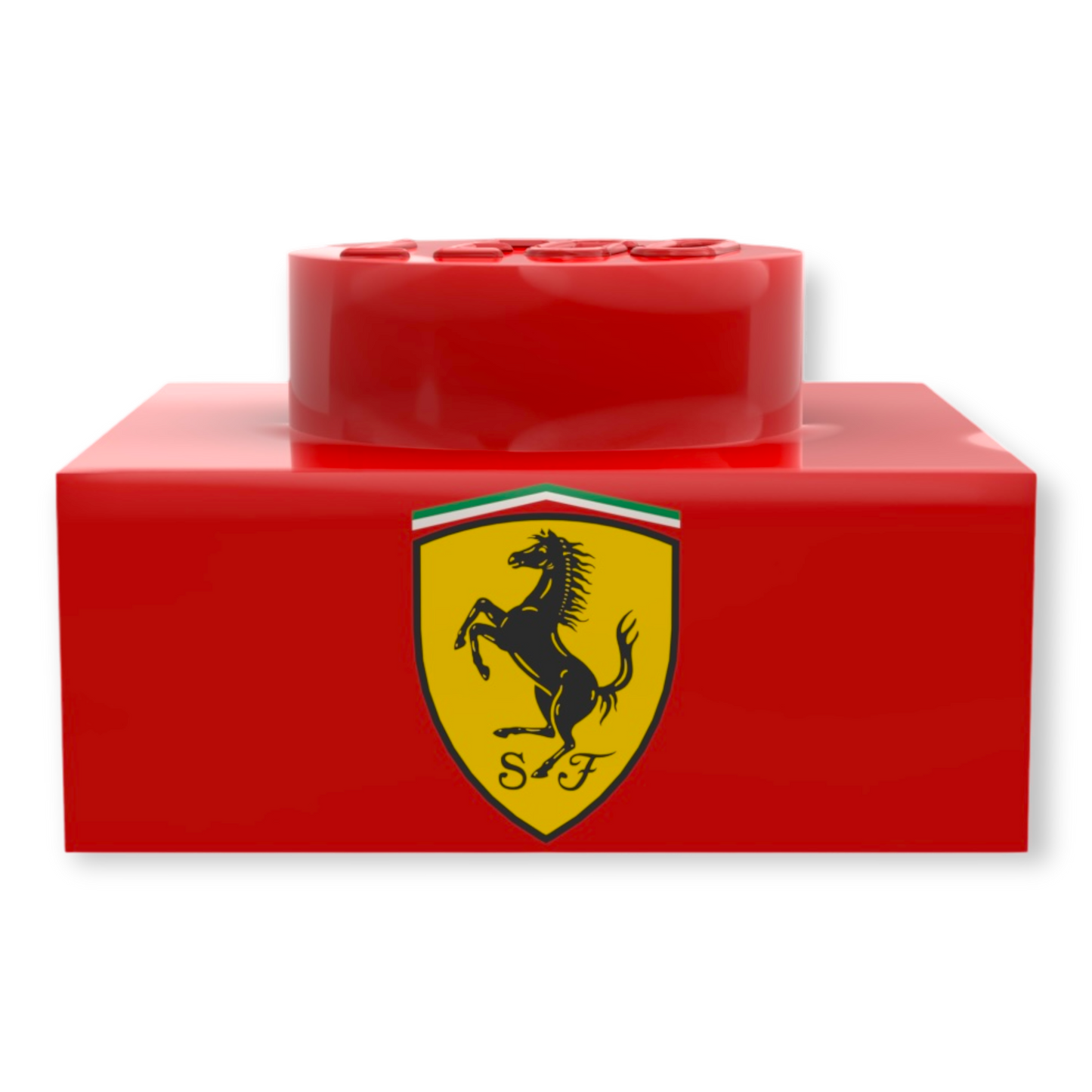 LEGO Plate 1x1 - Ferrari Logo