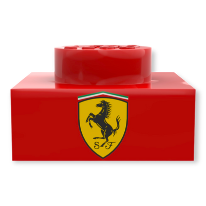 LEGO Plate 1x1 - Ferrari Logo