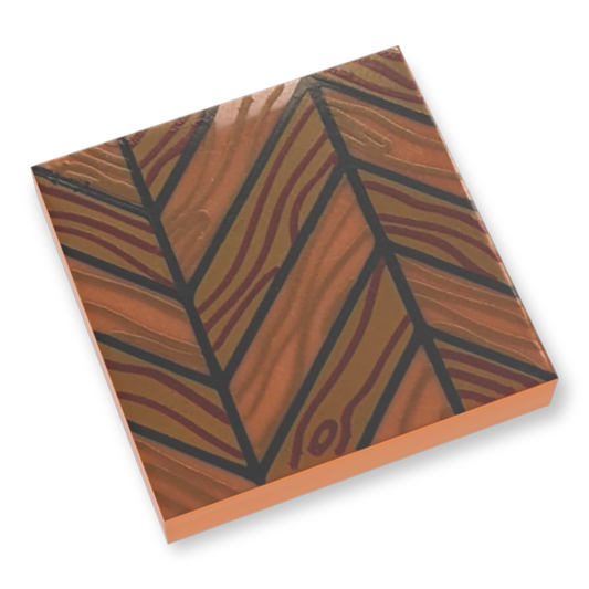 Printed 2x2 Tile - Wood Flooring Parquet Pattern 2