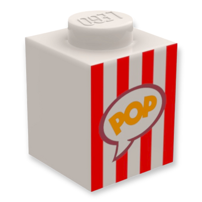 LEGO Brick 1x1 - Popcornbox