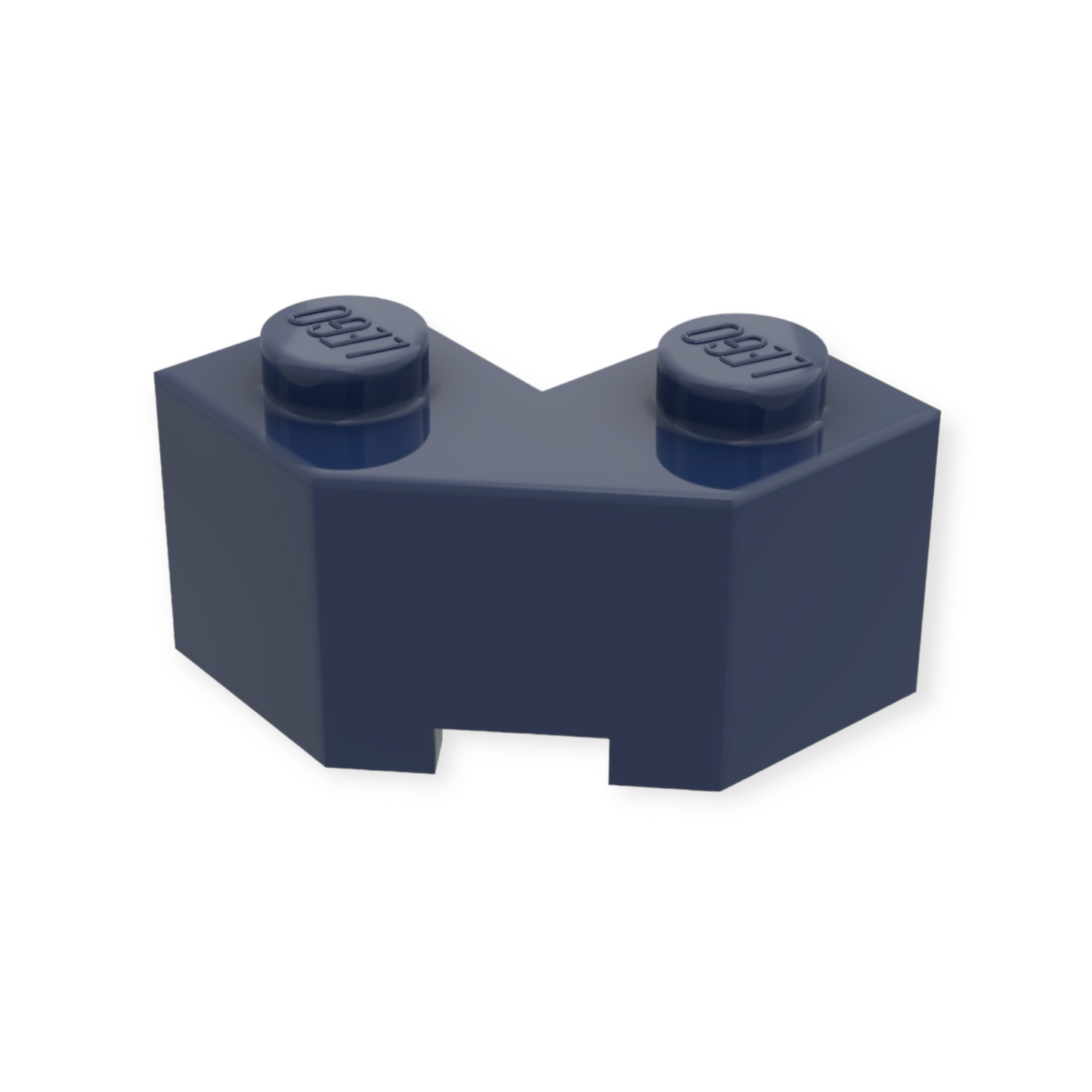 LEGO Brick Modified 2x2 Facet- Dark Blue