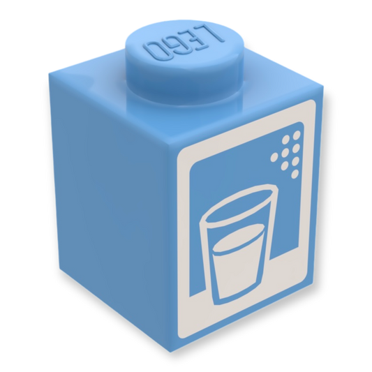 LEGO Brick 1x1 - Milk Carton