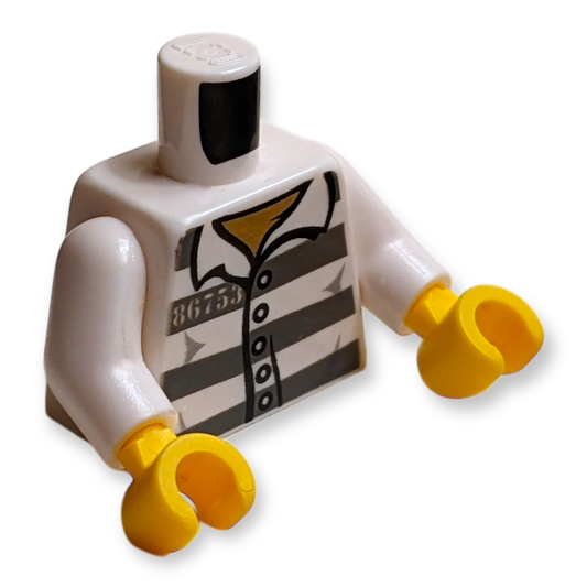 LEGO Minifiguren Torso 86753 - Gefängnis-Uniform