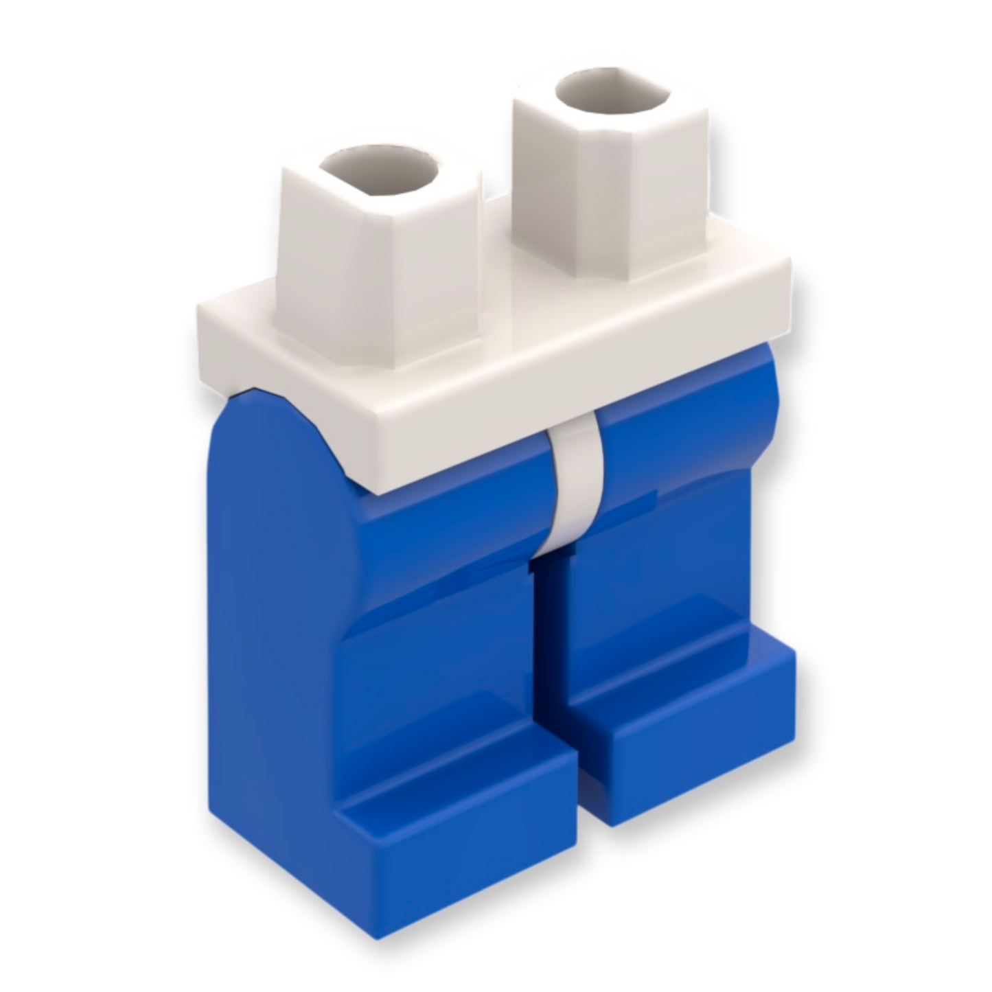 LEGO Minifiguren Beine - Weiß / Blau