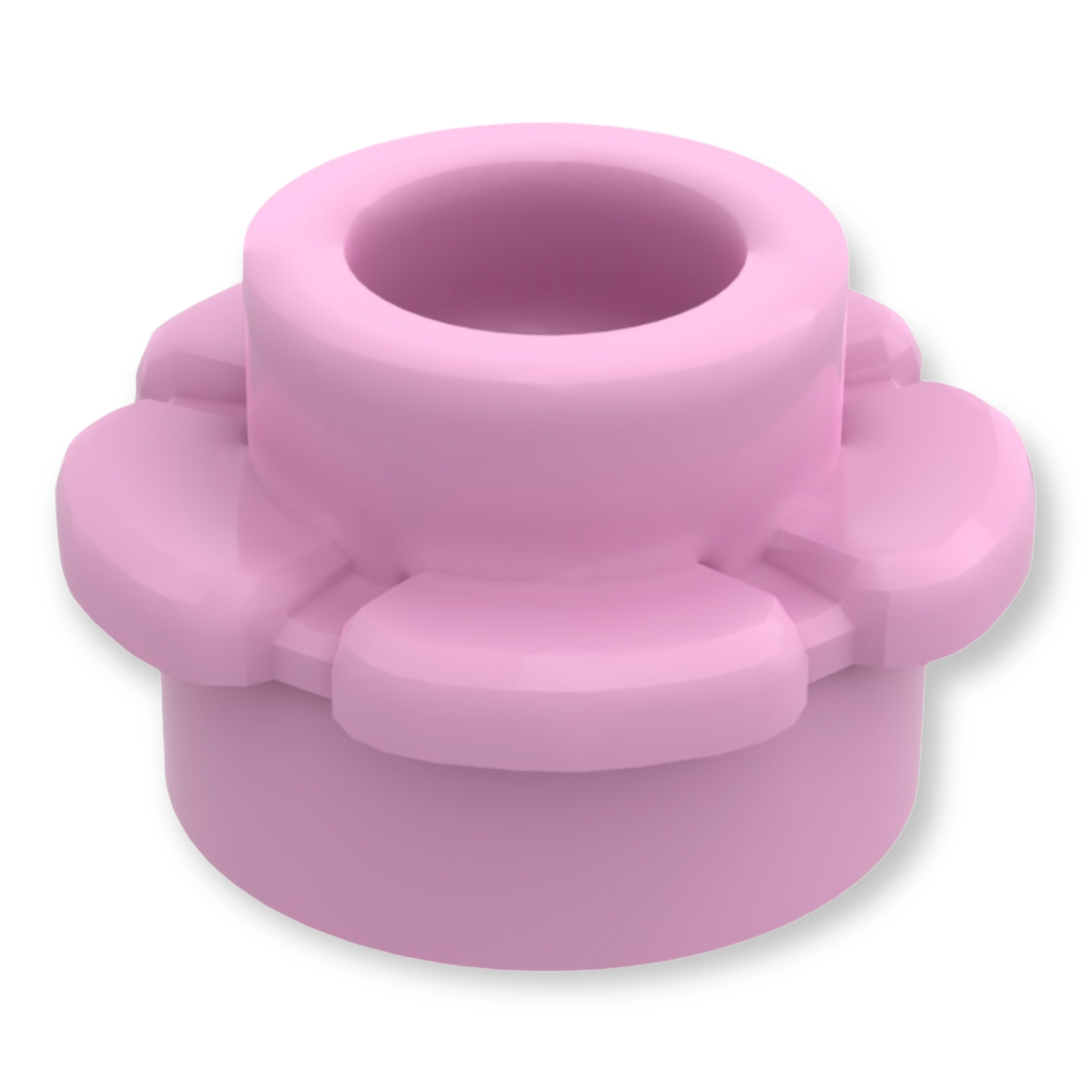 LEGO Plate Round 1x1 Flower - Bright Pink