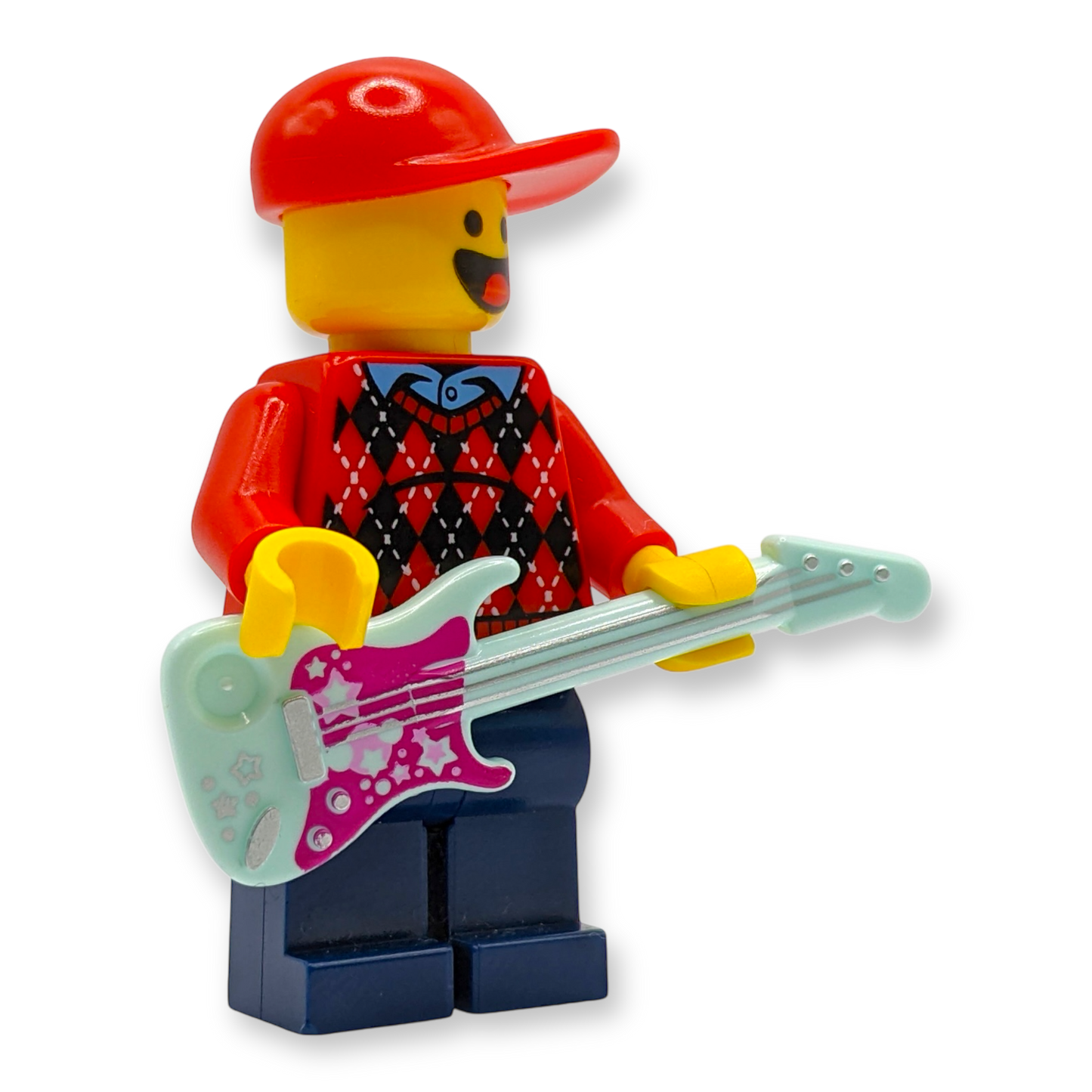 LEGO Elektro-Gitarre - Light Aqua mit Verzierungen