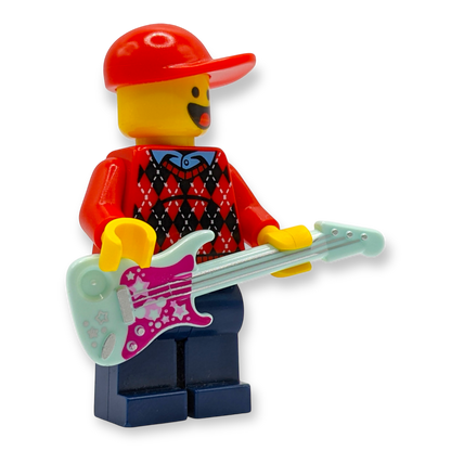 LEGO Elektro-Gitarre - Light Aqua mit Verzierungen