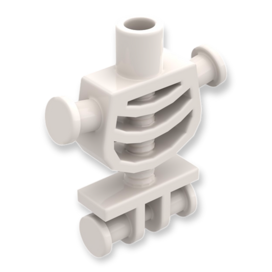 LEGO Skeleton Upper Body in White