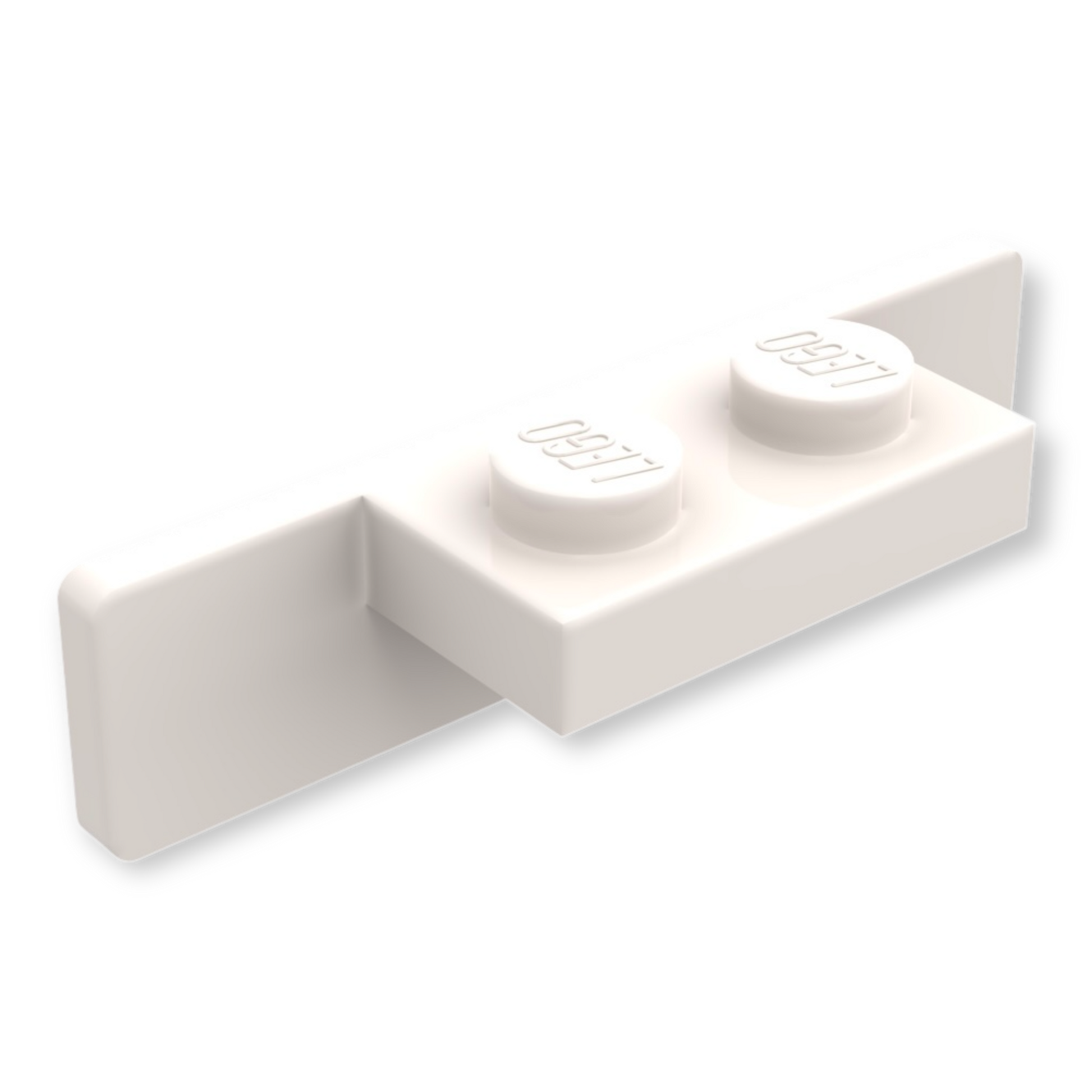 LEGO Bracket 1x2 - 1x4 Rounded Corners - in White