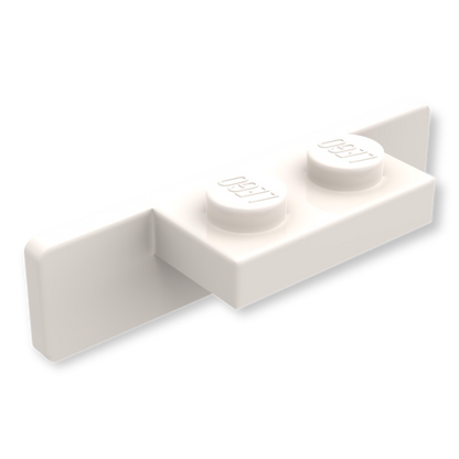 LEGO Bracket 1x2 - 1x4 Rounded Corners - in White