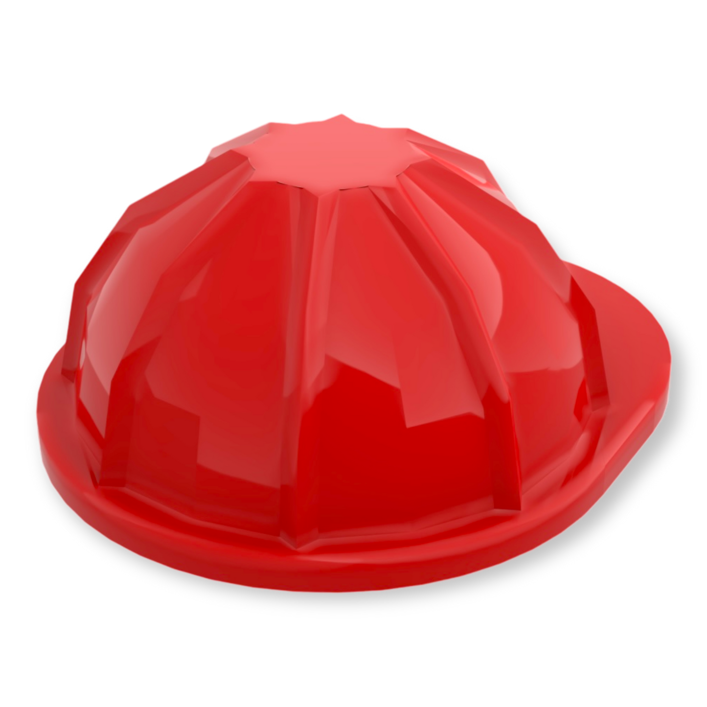 LEGO Bauarbeiterhelm in Rot