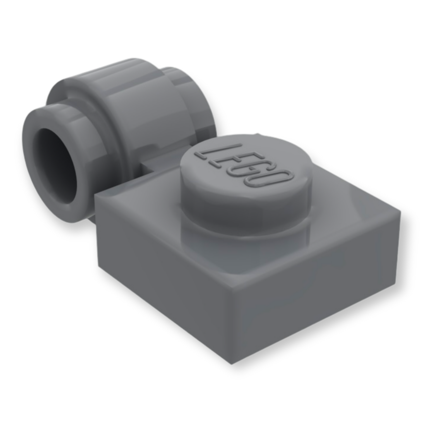 LEGO Plate Modified 1x1 with Light Attachment - Dark Bluish Gray