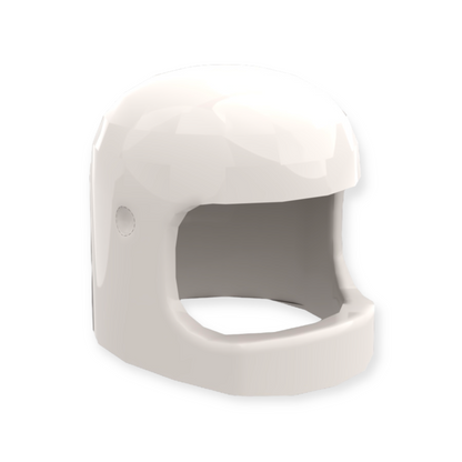 LEGO Helmet Space / City with thick chin strap - White