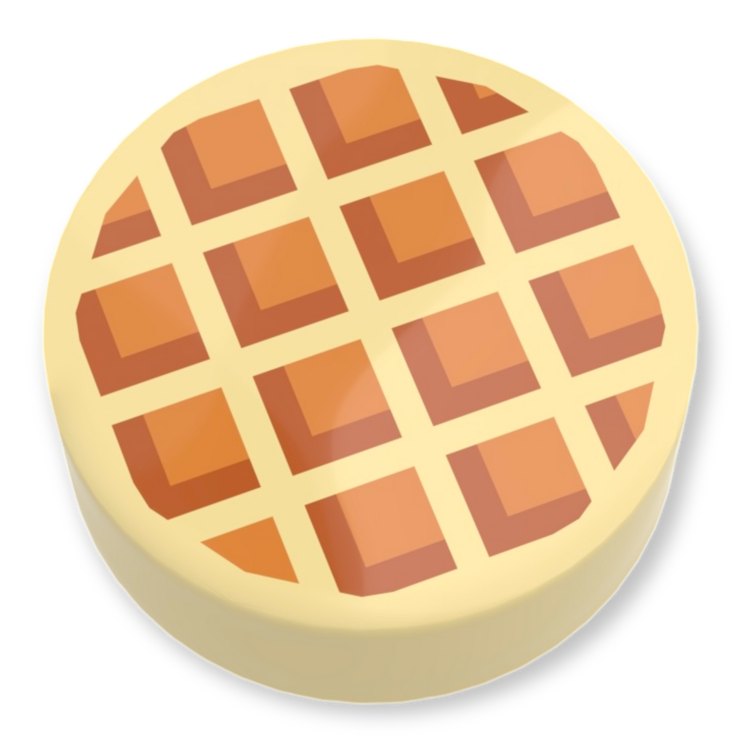 LEGO Tile Round 1x1 - Waffel