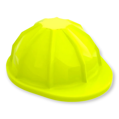 LEGO Minifiguren Hut - Bauarbeiterhelm - Neon Yellow