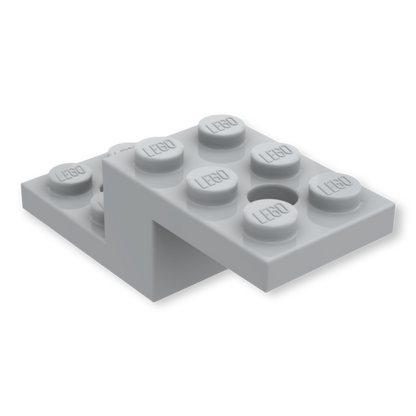 LEGO Bracket 5x2x1 1/3 with 2 Holes - Light Bluish Gray