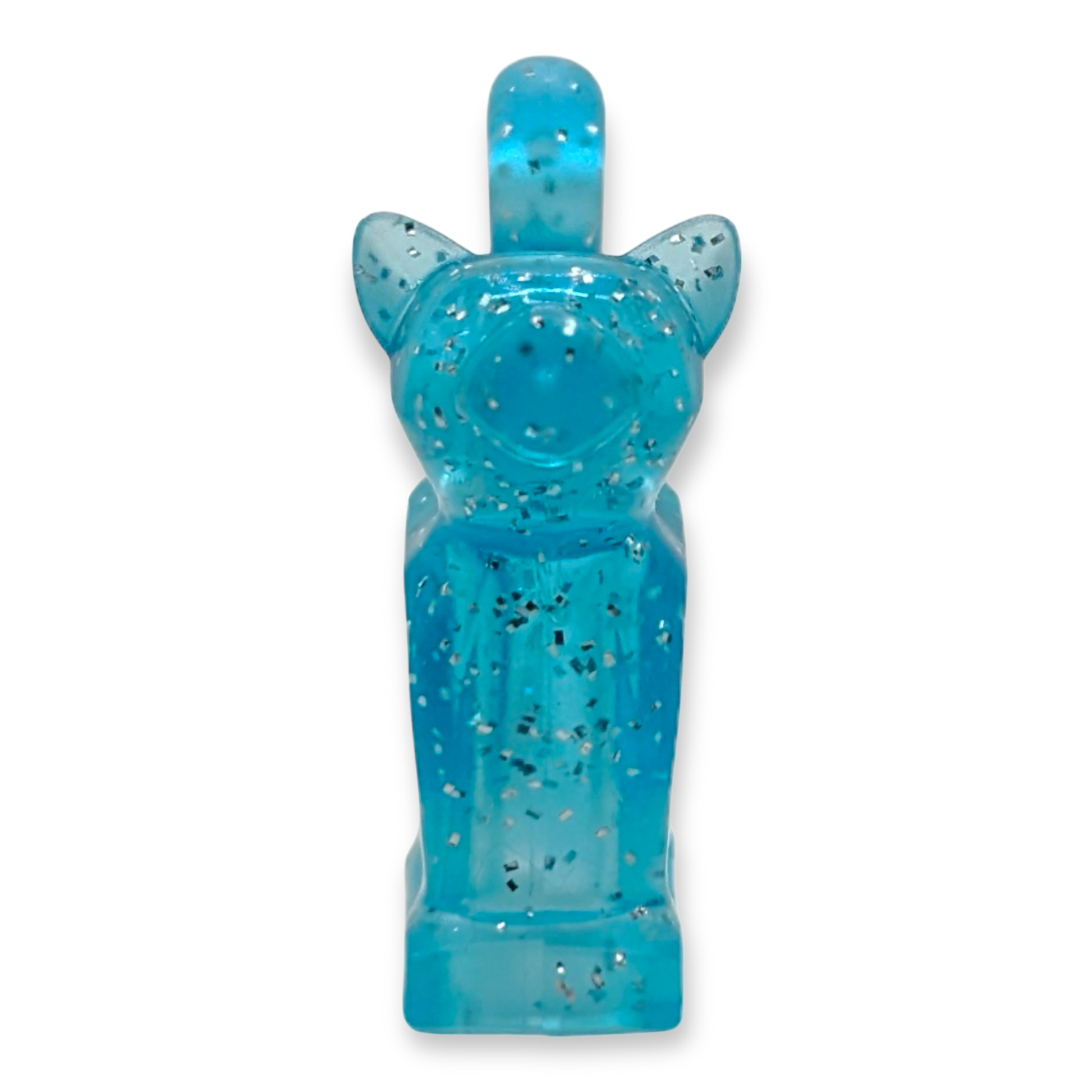 LEGO Katze - Trans Light Blue mit Glitter