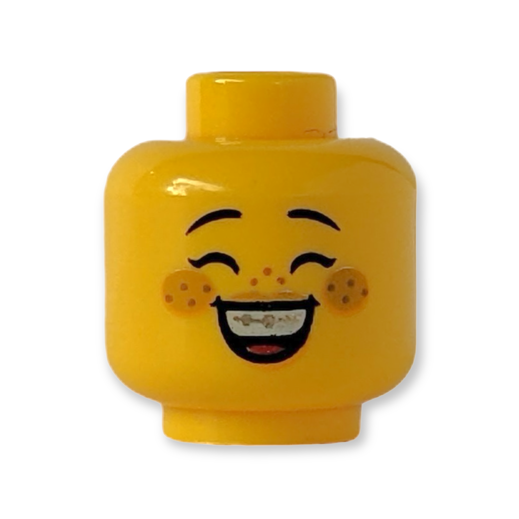 LEGO Head - 3644 Kind mit Zahnspange und schwarzen Augenbrauen ...