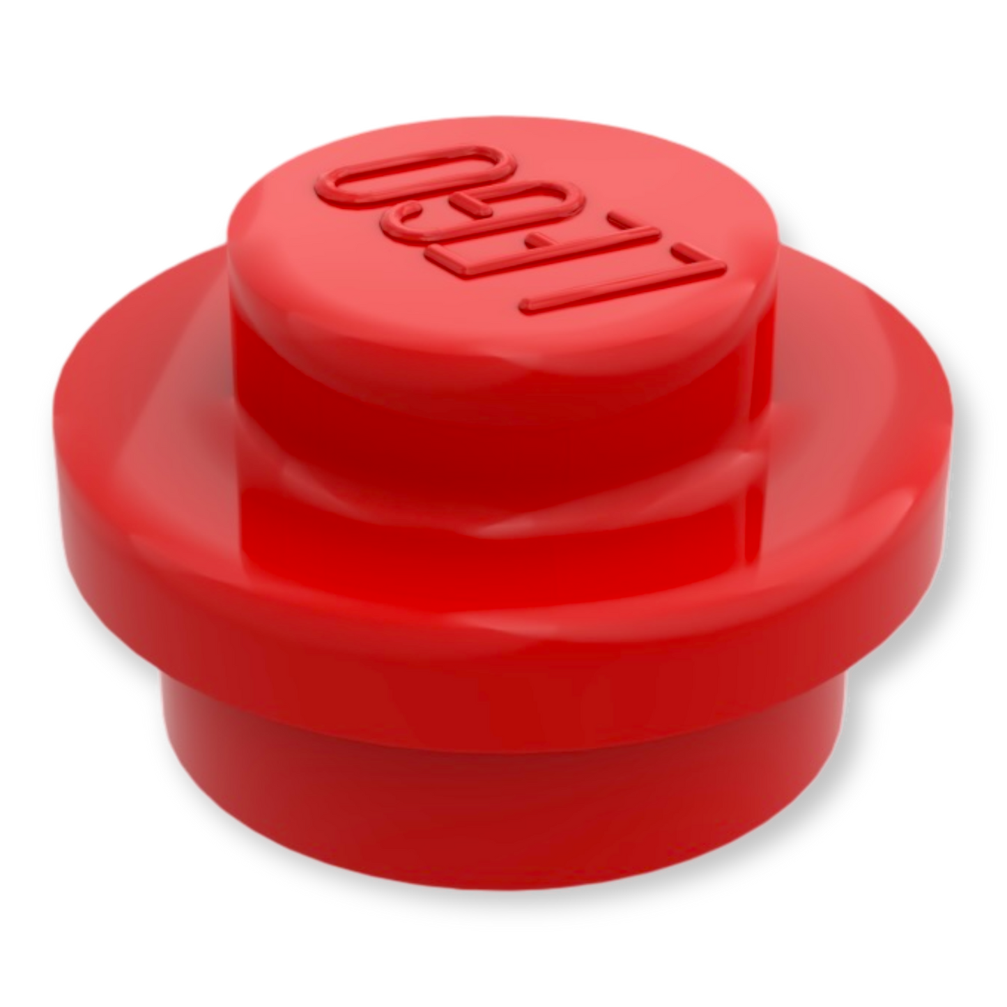 LEGO Plate Round 1x1 - Red