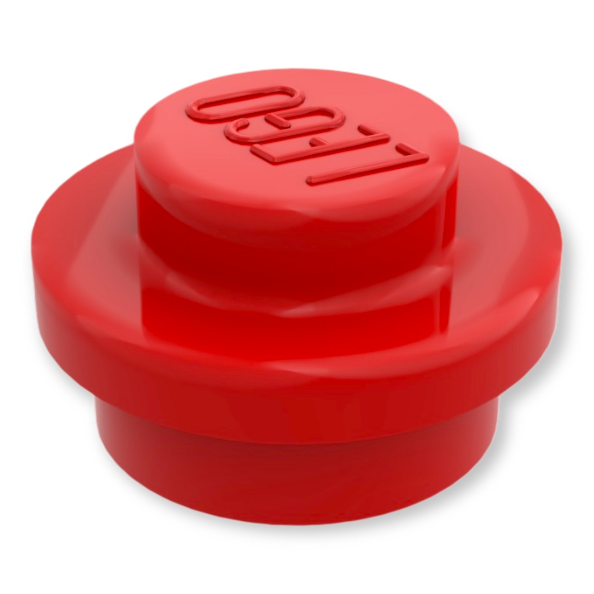 LEGO Plate Round 1x1 - Red