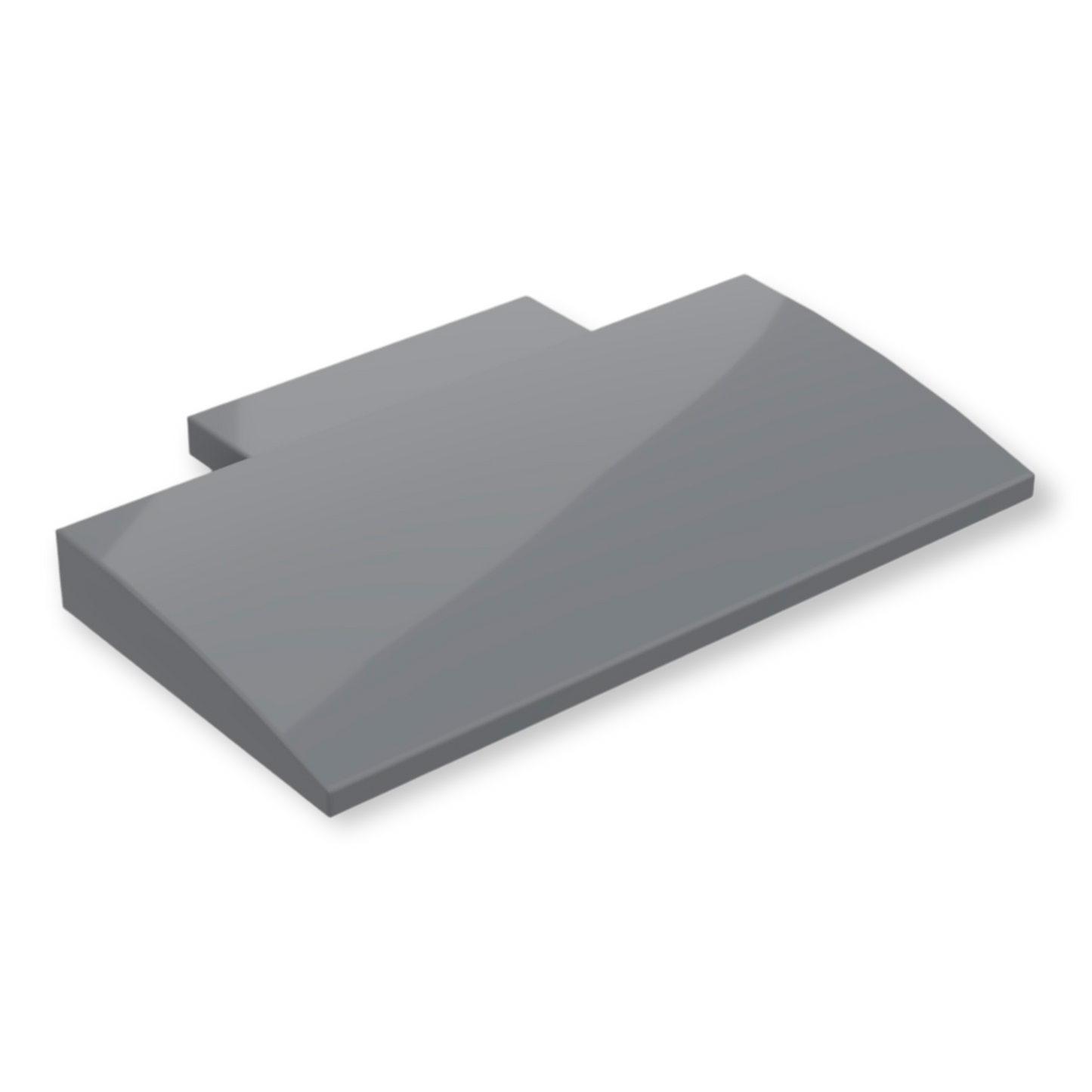 LEGO Slope Curved - Gris bleuté foncé