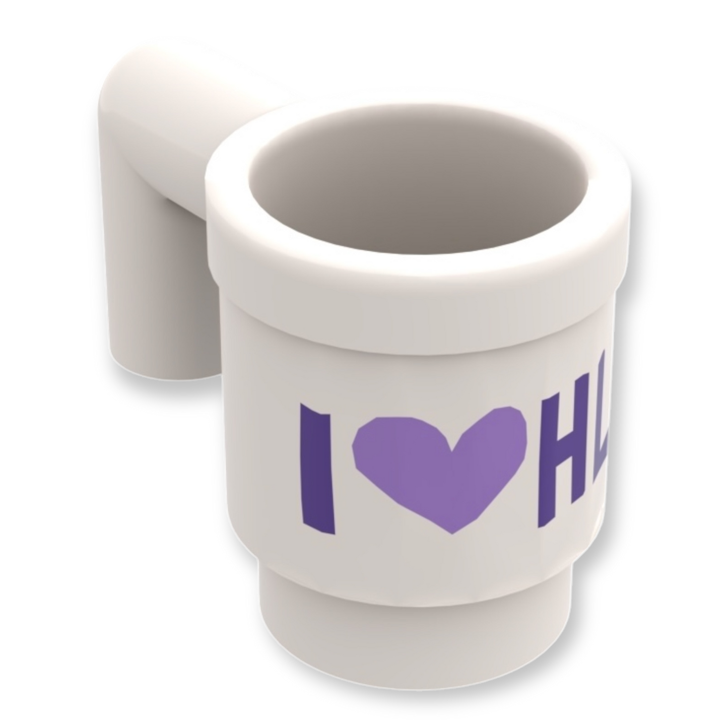 LEGO Minifiguren Tasse mit Aufdruck - I LOVE HLC