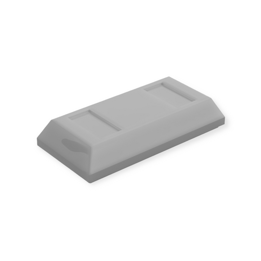 LEGO Ingot Bar - Flat Silver