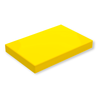 LEGO Tile 2x3 - Yellow