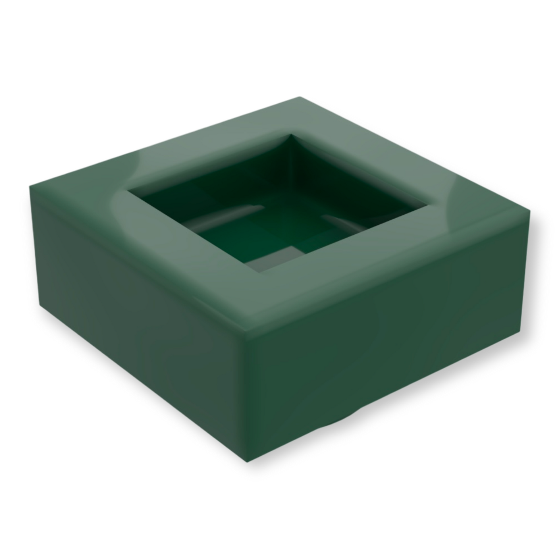 LEGO Plate 1x1 - Dunkelgrün