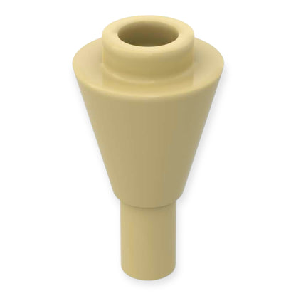 LEGO Kegel 1x1 Inverted in Tan (Eiswaffel)