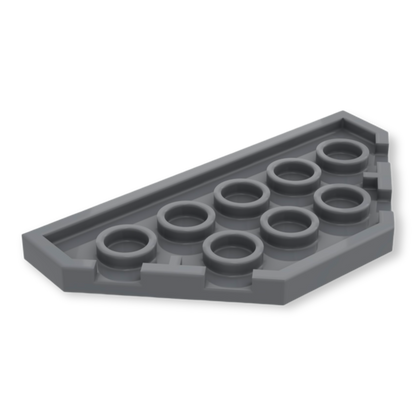 LEGO Wedge Plate 3x6 Cut Corners - Dark Bluish Gray