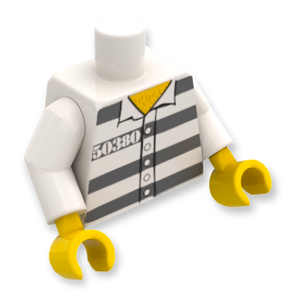 LEGO Minifiguren Torso 50380 - Gefängnis-Uniform