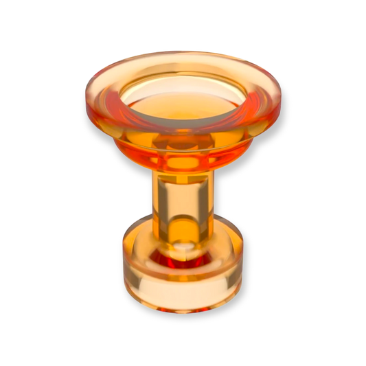 LEGO® Sherbet / Sundae Dish / Cocktail Glass in Trans-Orange