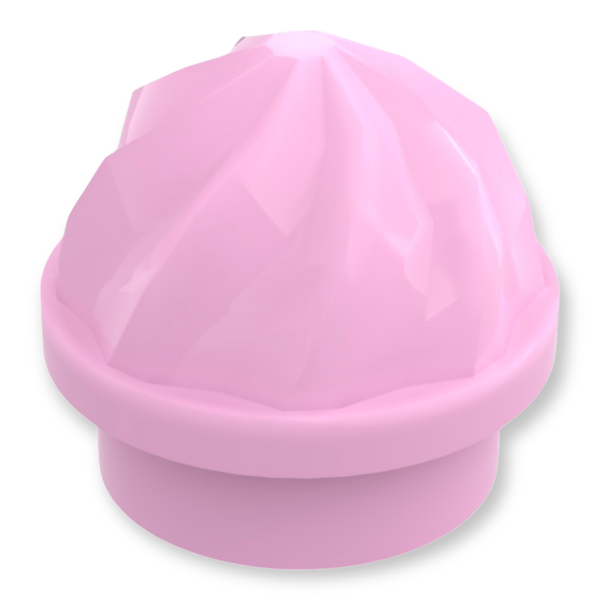 LEGO Plate Round 1x1 - Vertical Twist Bright Pink