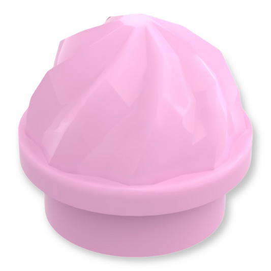 LEGO Plate Round 1x1 - Vertical Twist Bright Pink