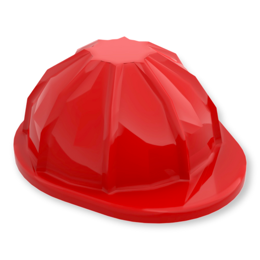 LEGO construction helmet in red