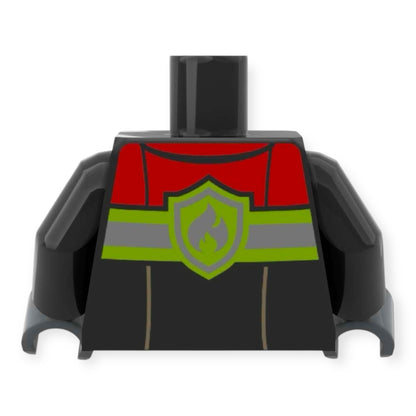 LEGO Minifiguren Torso 6931 - Offene Feuerwehr-Jacke